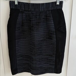 EUC Ports 1961 Tweed panel Black Gray Skirt Sz 4